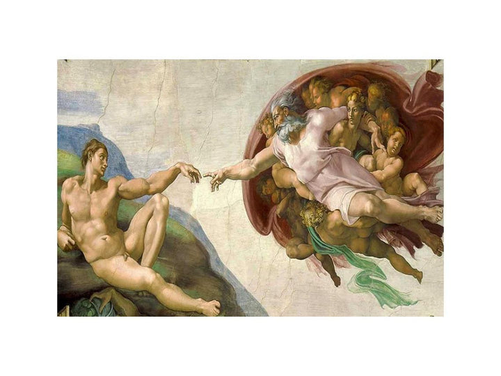 Creation of adam  by Michelangelo