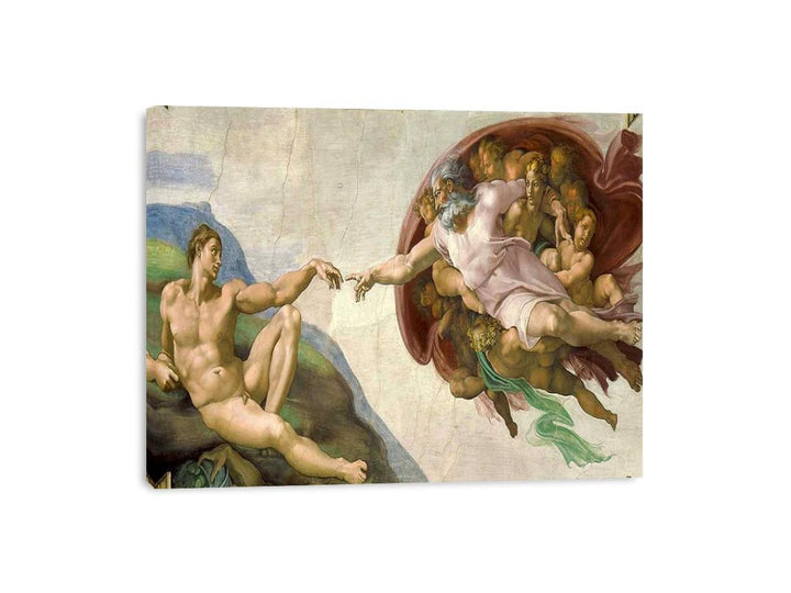 Creation of adam  by Michelangelo  Painting
