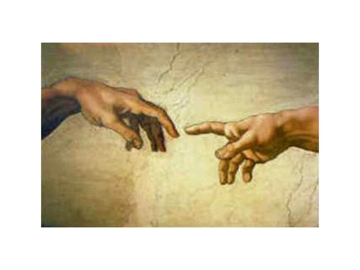 Creation of Adam Hands only