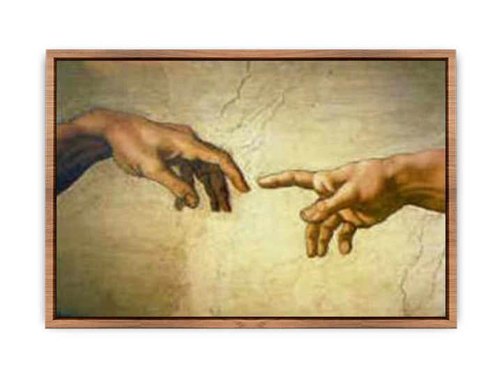 Creation of Adam Hands only  Poster