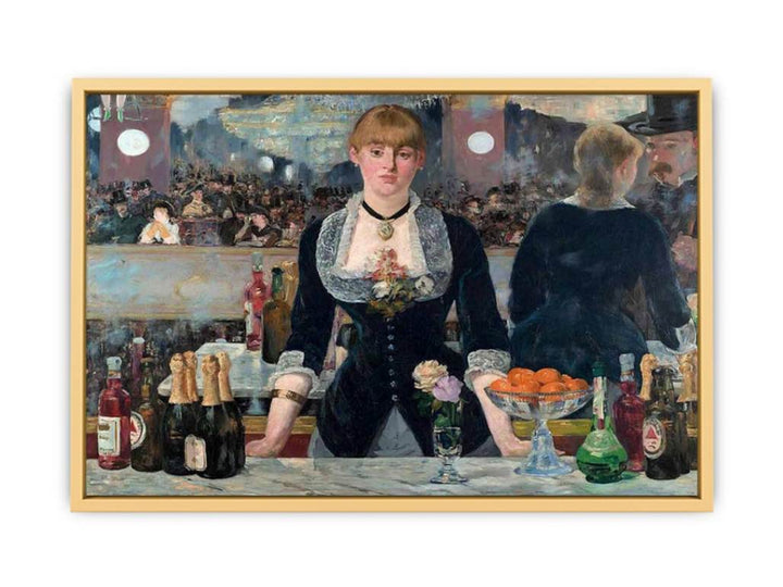 The Bar at the Folies Bergere 1882 Streched canvas