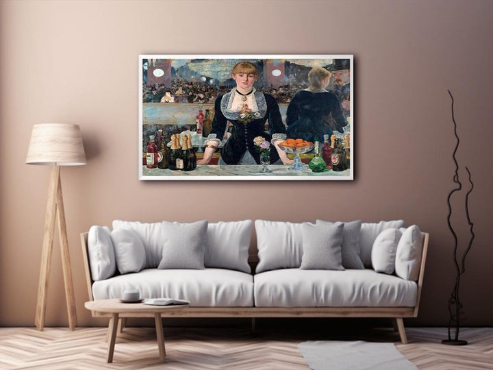The Bar at the Folies Bergere 1882  Painting