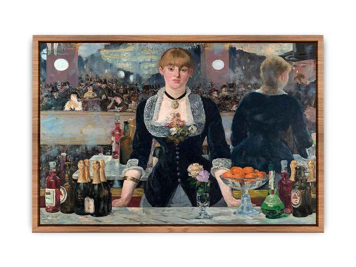 The Bar at the Folies Bergere 1882  Poster