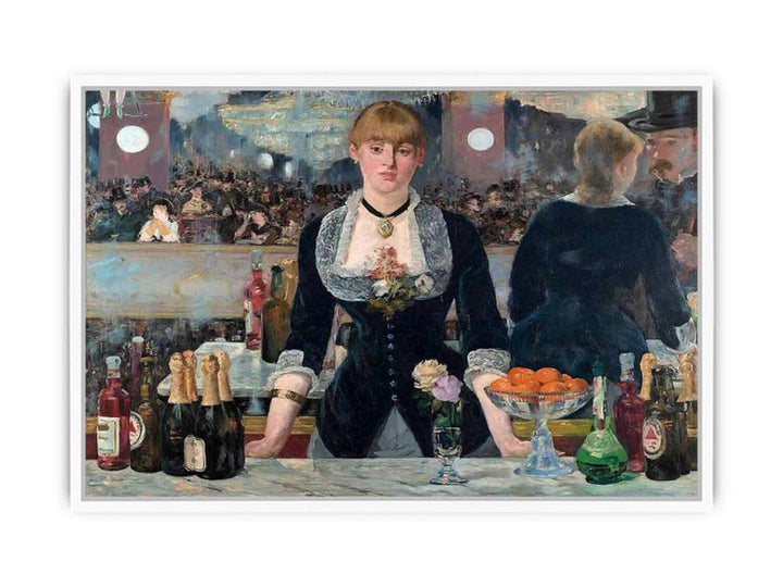 The Bar at the Folies Bergere 1882 Framed Print