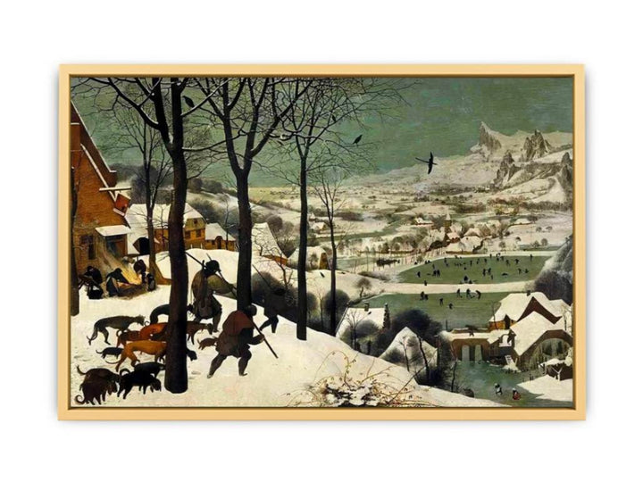 The Hunters in the Snow (Winter) 1565 Streched canvas