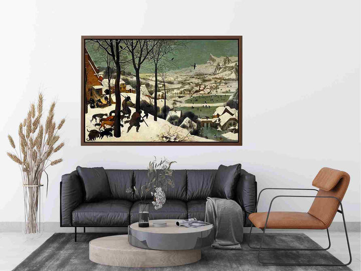 The Hunters in the Snow (Winter) 1565 Painting