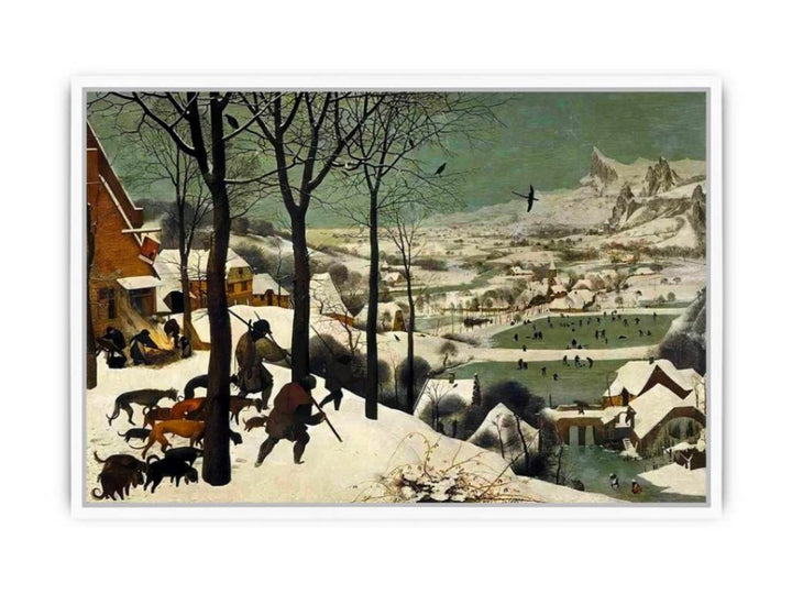The Hunters in the Snow (Winter) 1565 Framed Print