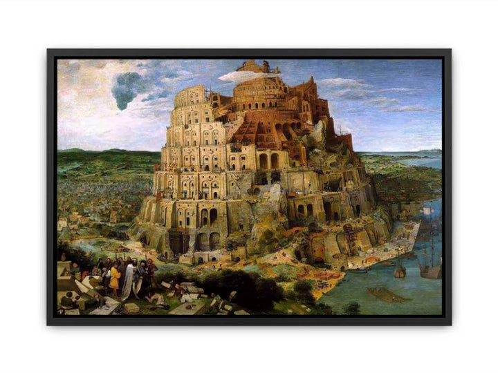 The Tower of Babel 1563 Canvas Print