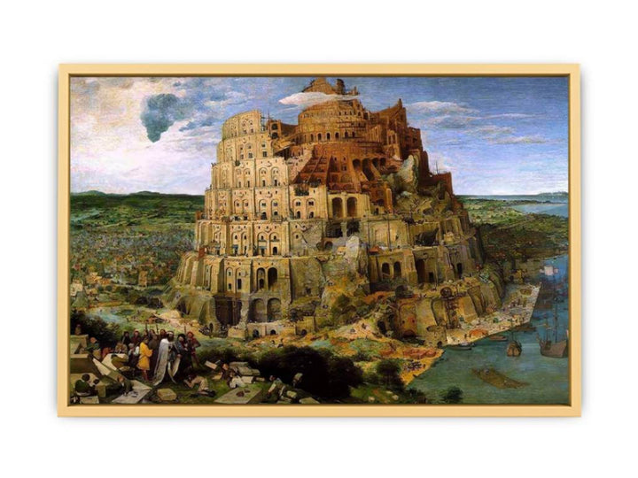 The Tower of Babel 1563 Streched canvas