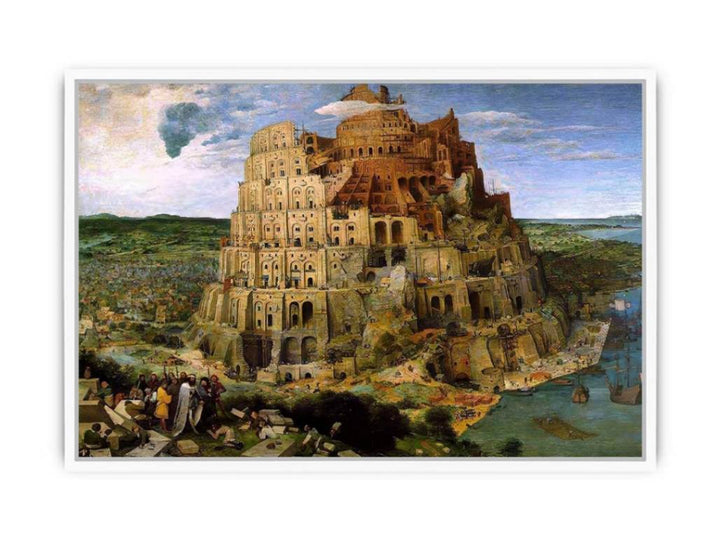 The Tower of Babel 1563 Framed Print