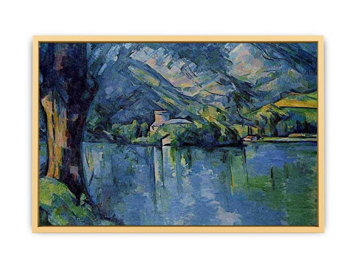 The Lac D Annecy Streched canvas