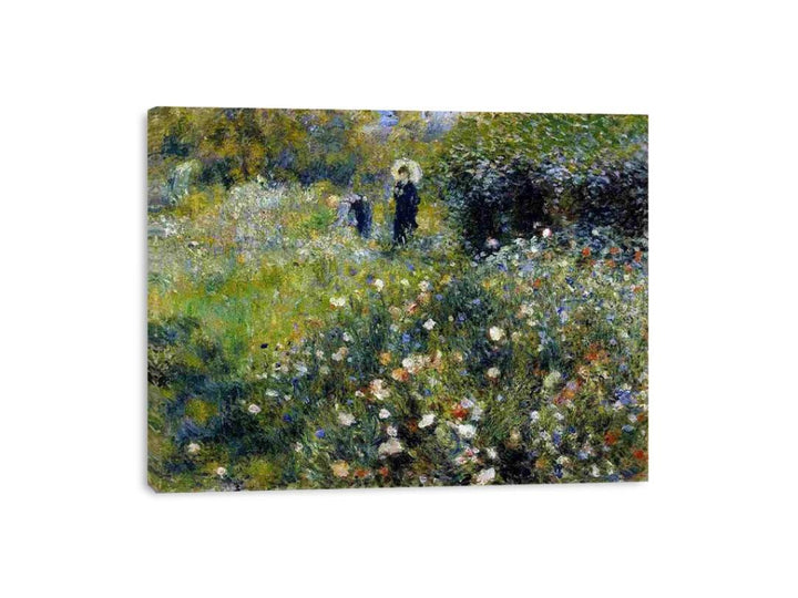 Woman with a Parasol in a Garden  Painting
