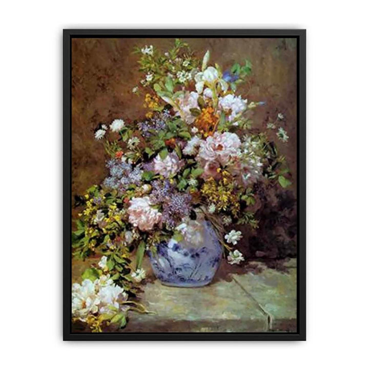 Spring Bouquet by Pierre Auguste Renoir Canvas Print