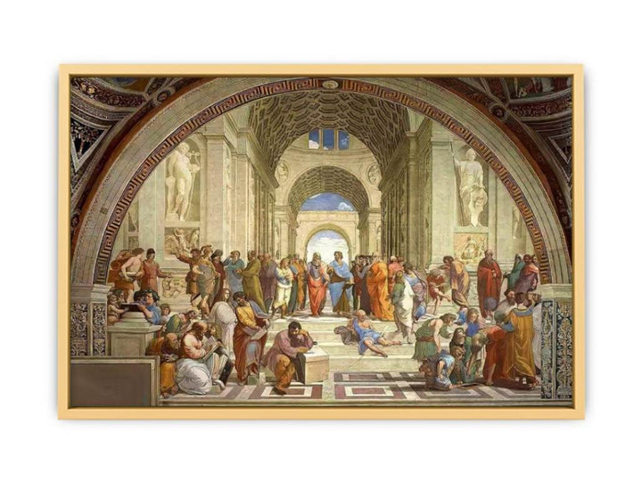 The School of Athens (from the Stanza della Segnatura) 1510-11 Streched canvas