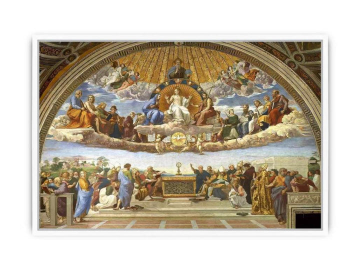 Disputation of the Holy Sacrament (La Disputa) Framed Print