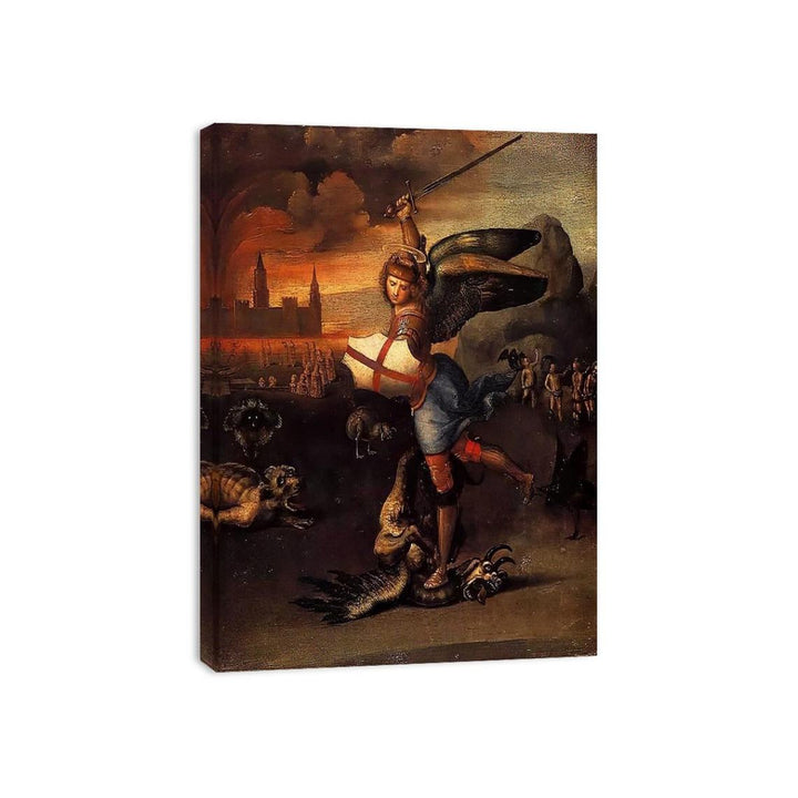 Saint Michael And The Dragon  Painting