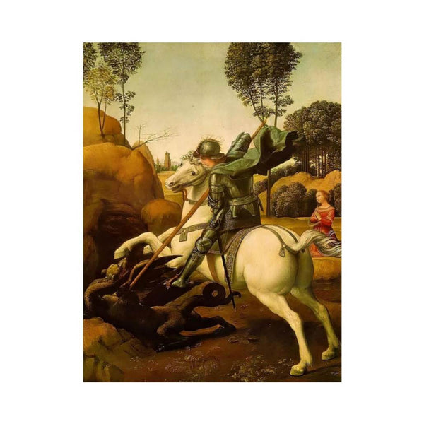 Saint George and the Dragon by Raphael