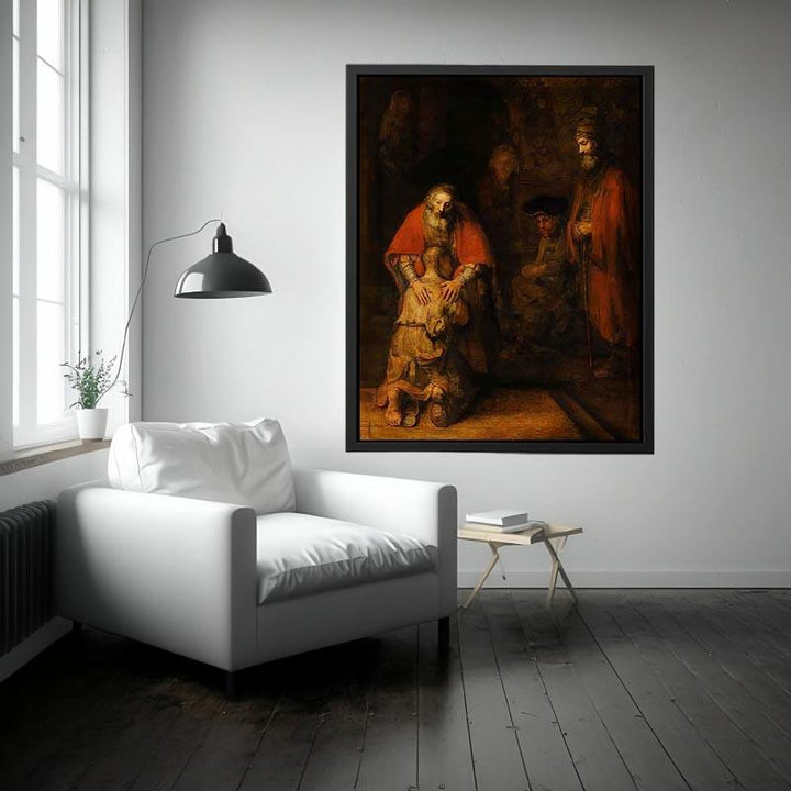 The Return of the Prodigal Son c. 1669 Painting