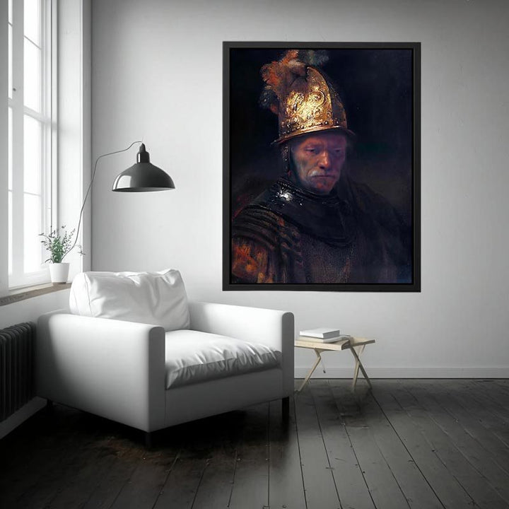 Man in a Golden Helmet c. 1650 Painting