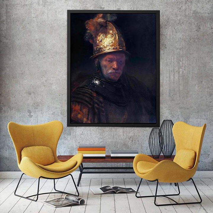 Man in a Golden Helmet c. 1650  Painting
