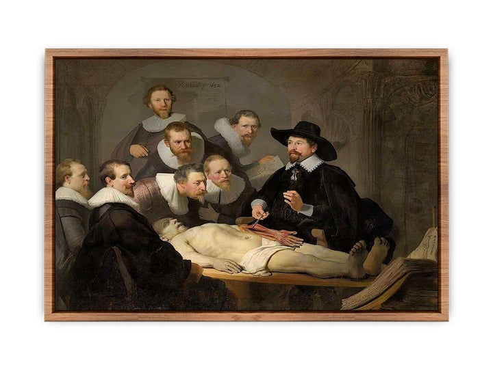 Anatomy Lesson of Dr Tulp  Poster