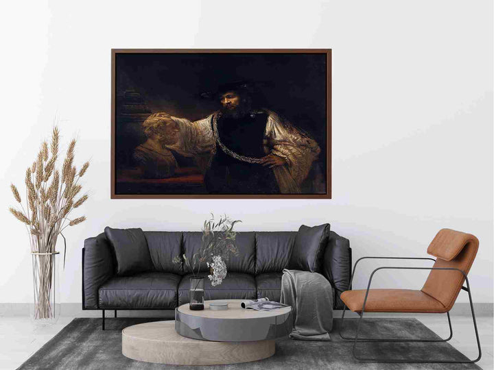 Aristotle with a Bust of Homer 1653 Painting