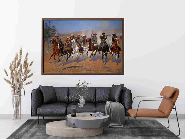 A Dash for the Timber Painting