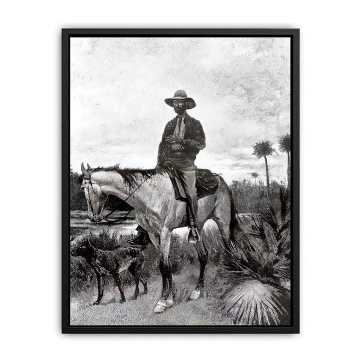 A Cracker cowboy Canvas Print