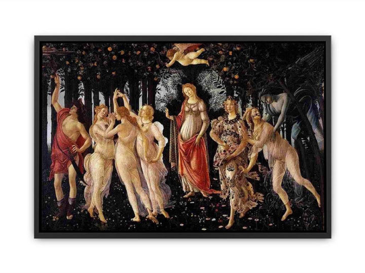 Allegory Of Spring La Primavera Canvas Print