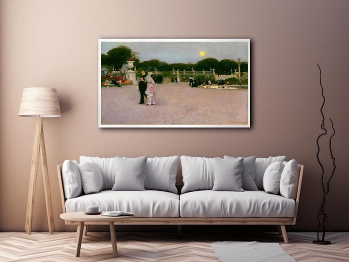 In The Luxembourg Gardens  Painting