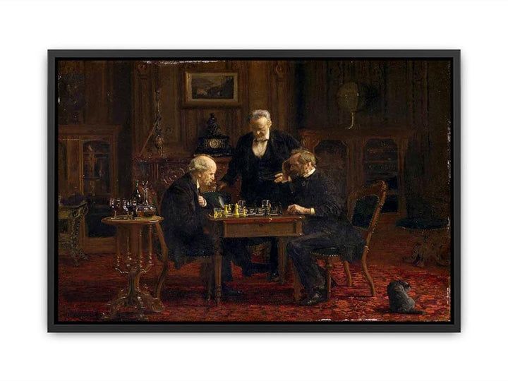 The Chess Players Canvas Print