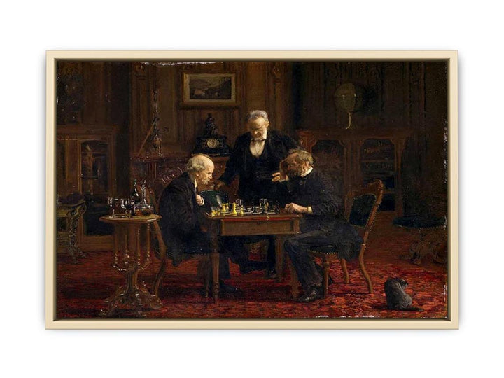 The Chess Players  Art Print