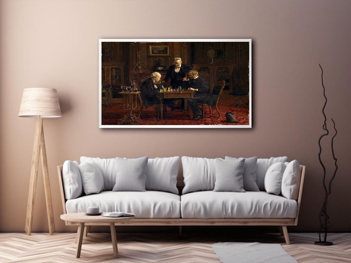 The Chess Players  Painting
