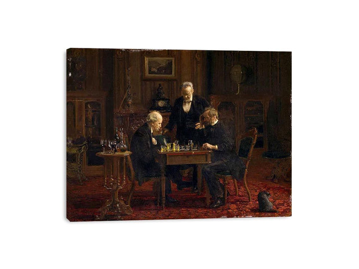 The Chess Players  Painting