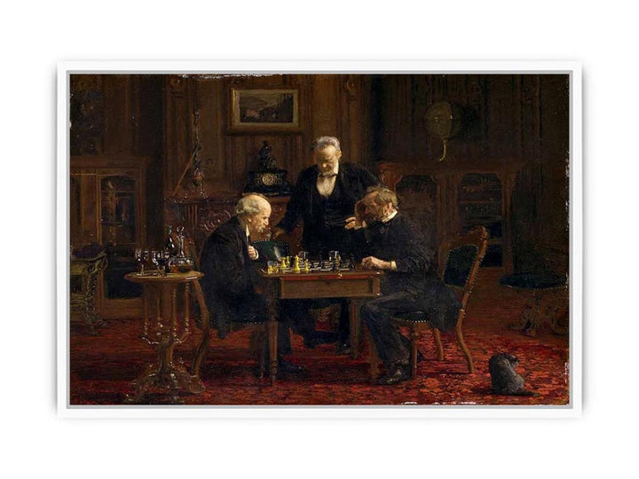 The Chess Players Framed Print