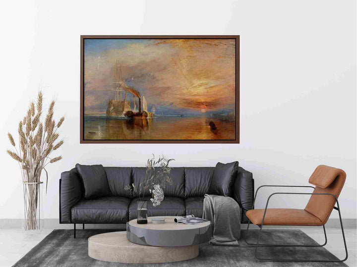 The 'Fighting Temeraire' tugged to her Last Berth to be broken up 1838-39 Painting