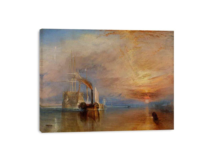 The 'Fighting Temeraire' tugged to her Last Berth to be broken up 1838-39  Painting