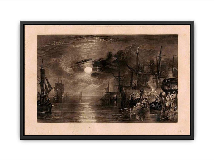 Shields, on the River Tyne Canvas Print