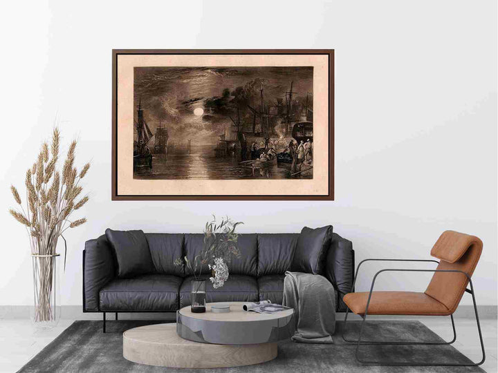 Shields, on the River Tyne Painting