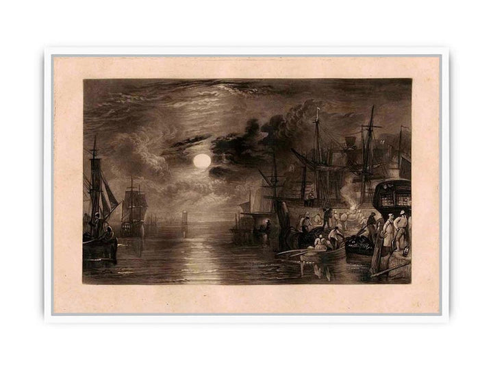 Shields, on the River Tyne Framed Print