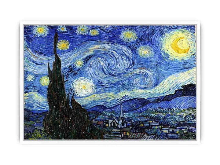 Starry Night Painting Framed Print
