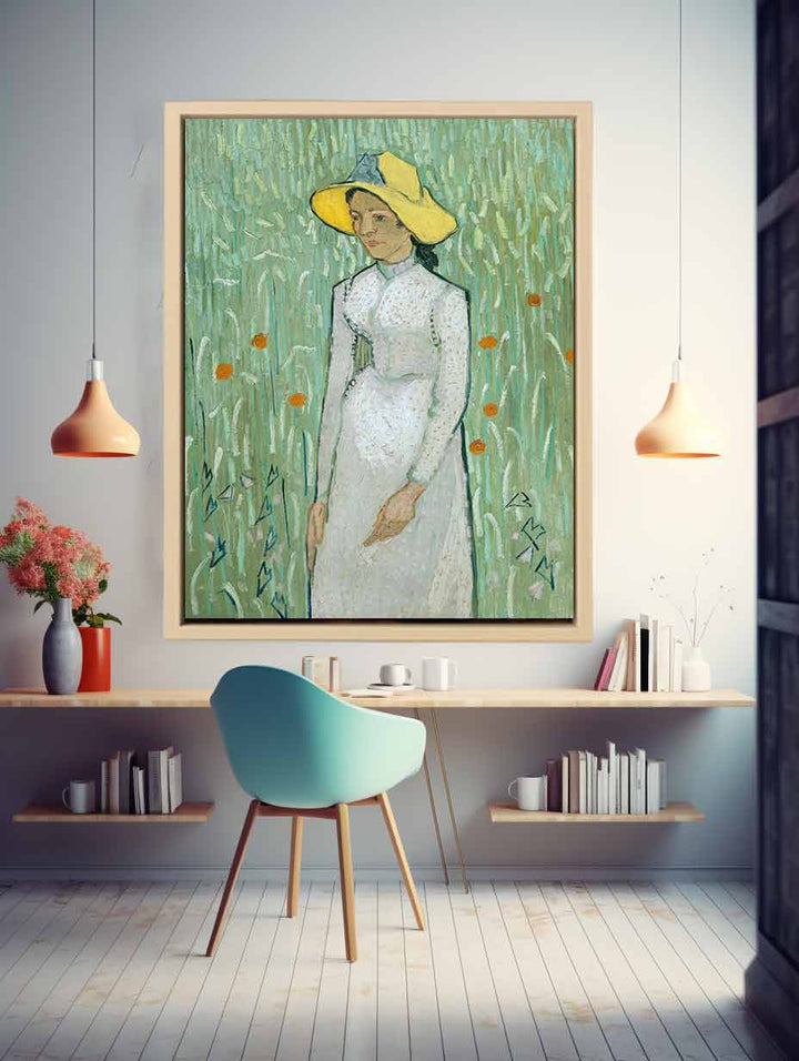 Girl in White by Vincent Van Gogh Art Print