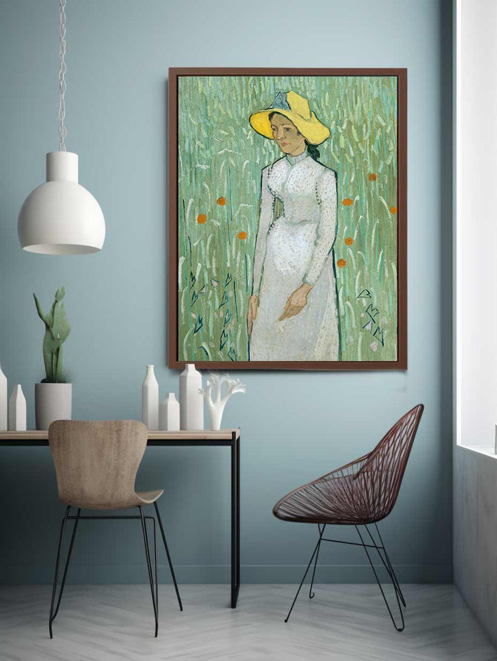 Girl in White by Vincent Van Gogh Art Print