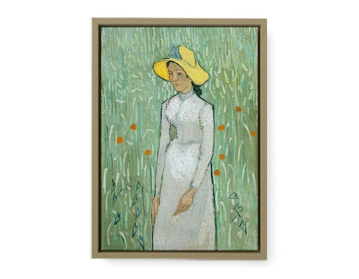 Girl in White by Vincent Van Gogh framed Print