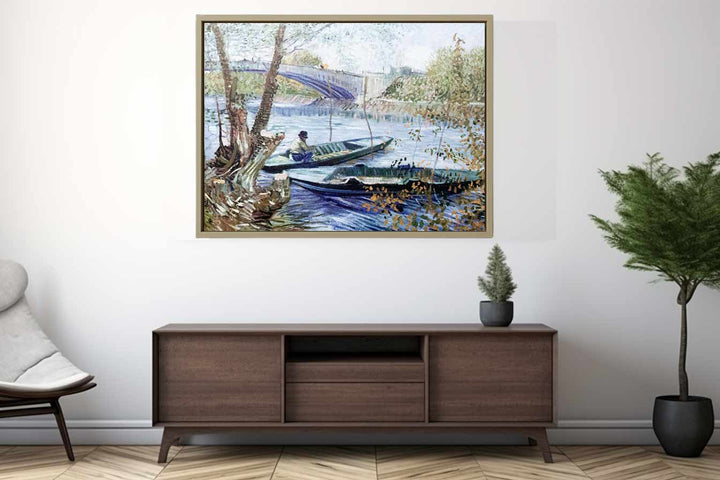 Fishing in Spring Art Print
