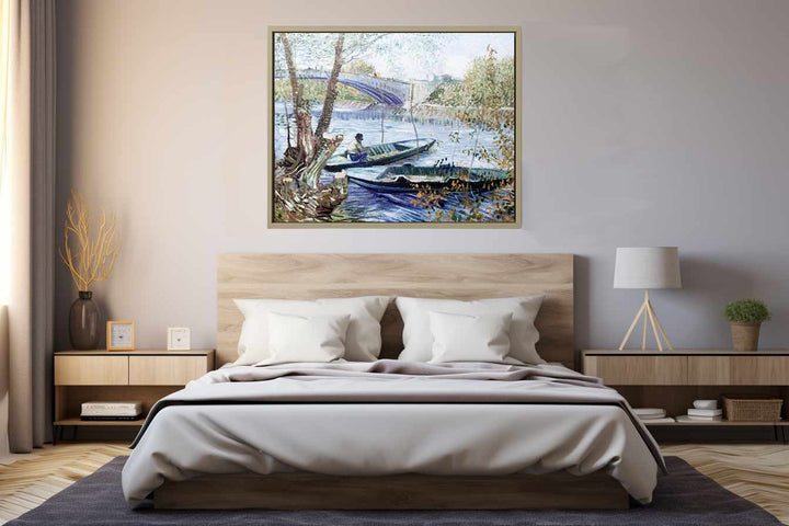 Fishing in Spring Art Print