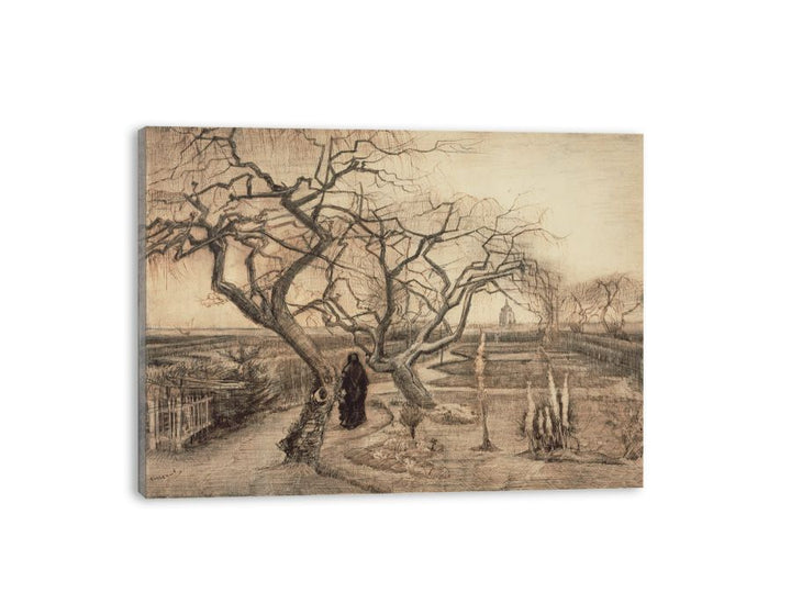 Winter garden by Van Gogh  canvas Print
