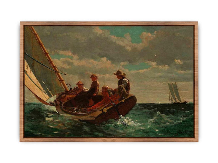 Breezing Up (or A Fair Wind)  Poster