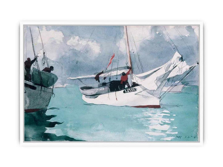 Fishing Boats, Key West Framed Print