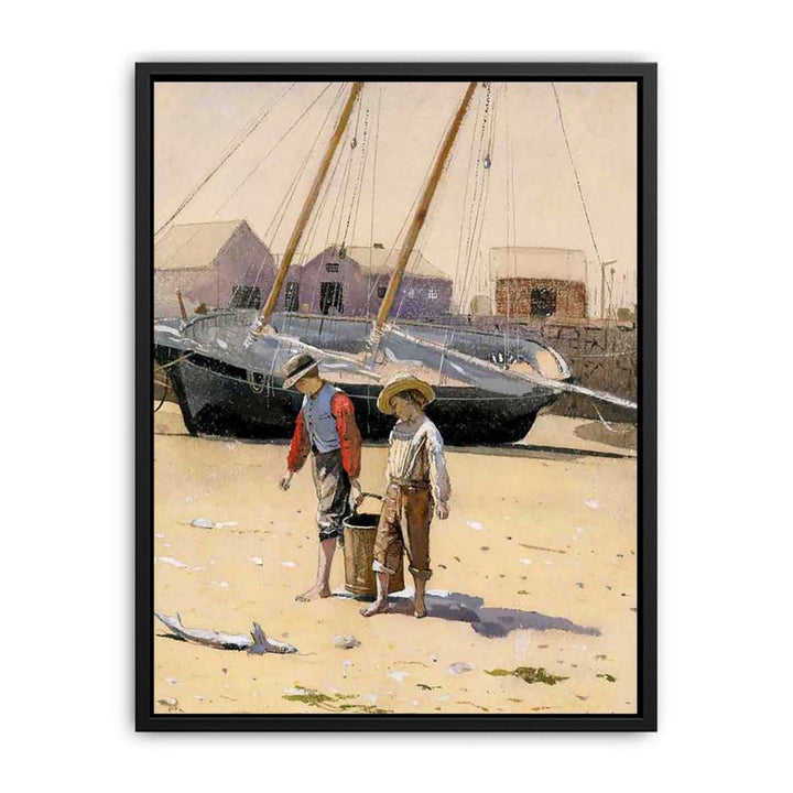 A Basket of Clams Canvas Print